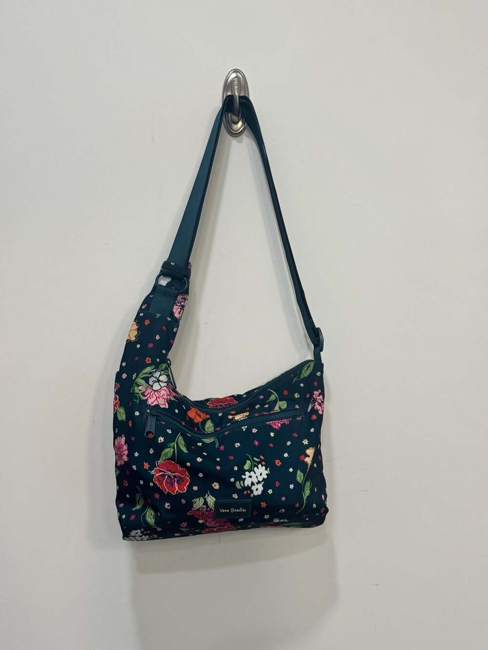 Vera Bradley Botanical Floral Nylon Crossbody Shoulder Bag